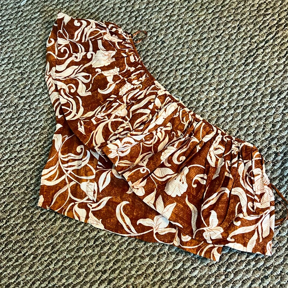 Mango NWT one shoulder top size large